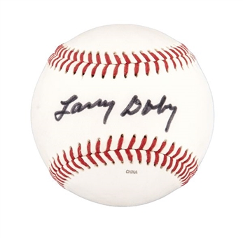 Larry Doby Single-Signed Baseball (PSA/DNA MINT 9)